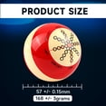 thumbnail image 4 of GSE Games & Sports Expert 2-Piece Practice Training Billiard Pool Ball. PRO Cup Standard Billiard Cue Ball with Black Dots. Great for Game Rooms, Bars - Red/Artifact, 4 of 7