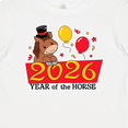 thumbnail image 4 of Inktastic 2026 Year of the Horse Cute Horse Boys or Girls Baby T-Shirt, 4 of 5