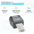 thumbnail image 4 of Impresora de etiquetas Zebra ZD421 USB/Bluetooth con paquete de aplicaciones Zebra, 4 of 6