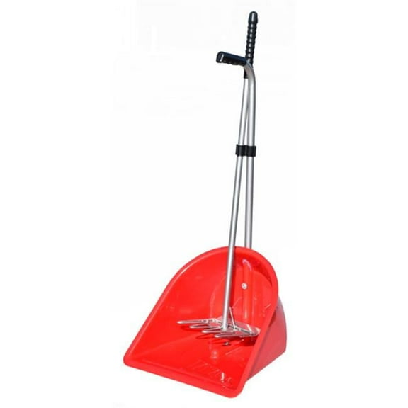 Tuff Stuff Products MSRRD Manure Scoop with Rake, Red