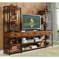 thumbnail image 2 of Homestyles Modern Craftsman Wood Media Stand in Brown Oak, 2 of 4