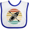 thumbnail image 3 of Inktastic Kayaking Retro Kayak Boating Boys or Girls Baby Bib, 3 of 4