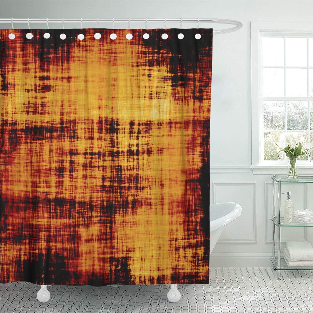 KSADK Abstract in Orange Yellow and Brown with Random Rough and