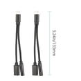 thumbnail image 4 of Adaptadores de audio tipo C, convertidores de auriculares, 2 unidades, transferencia de carga, portátil, tipo C, 4 of 6