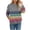 Gray Sweatshirts, variant on Qgtaibl Casual Sweatshirts for Women Rainbow Stripe Print Crew Neck Pullover Drop Shoulder Long Sleeve Soft Lightweight Daily Shirt Pink XL