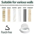 thumbnail image 3 of Hair Dryer Holder Wall Mount Hair Dryer Handing Rack Organizer For Hair Blower, 3 of 5
