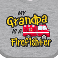 thumbnail image 4 of Inktastic My Grandpa is a Firefighter with Fire Truck Boys or Girls Baby Bib, 4 of 4