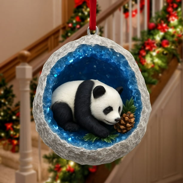 Adornos Navideños de Acrílico | Elegantes Adornos Navideños de Acrílico Transparente de 3 Mm con Bordes Pulidos | Decoración Duradera Que No Amarillea para Pared o Árbol, Ideal para Exhibiciones de T