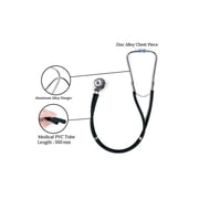 CONTEC SC32 Multi- Function medical duel head Professional Stethoscope Dark Blue