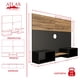 thumbnail image 3 of Mueble TV Duo 80", Atlas del Descanso Color Nogal con Negro, 3 of 8