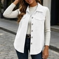 thumbnail image 7 of Corduroy Vest Women Button Up Fall Winter Sleeveless Jacket Classic Comfortable Layering Wasitcoat, 7 of 7