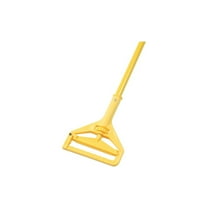 Boardwalk® Quick Change Side-Latch Plastic/Aluminum Mop Handle, 60?, Yellow