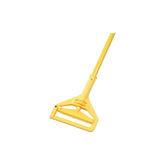Boardwalk® Quick Change Side-Latch Plastic/Aluminum Mop Handle, 60?, Yellow