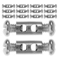 thumbnail image 1 of Minkissy 20Pcs Heavy Duty Steel Wire Clamps for Cable Securing Lighting and Sign Fixtures, 1 of 8