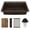 Brown, variant on Karran 33" Top Mount Single Bowl Quartz Kitchen Sink Kit in White