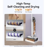 Restored NARWAL S30 Wet Dry Vacuum Cleaner with 20000Pa Suction, 176°F Self-Cleaning, Heated Drying, Disposable Waste Bag, Tangle-Free, Cordless Vacuum Mop for Hard Floors & Edge Cleaning