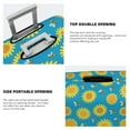 thumbnail image 5 of Daiia Bee Sunflower Luggage Cover, Thickened Washable Travel Luggage Covers, Elastic Unique Baggage Covers for 18-20 inch Luggage-X-Large, 5 of 9