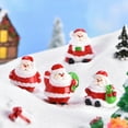 thumbnail image 4 of Ludlz Adorable Snowman Shape Miniature Statue Decor Beautiful Handmade Resin Miniature Statue Model for Home, 4 of 8
