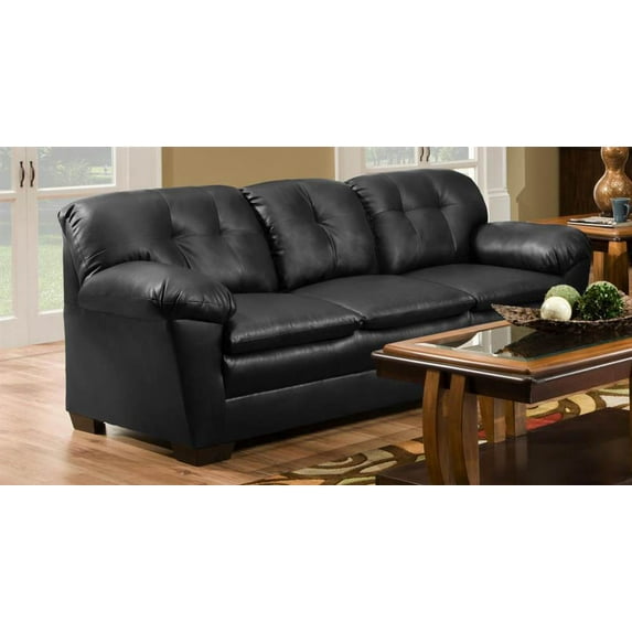 Clover Cowgirl Black Fabric Sofa