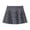 Grey, variant on lnmuld Solid High Waist Micro Pleated Mini Skort Lined Preppy Back to School Mix Match Outfit for Girls Navy,11-12 Years