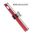 thumbnail image 2 of Woodworking Tools Ruler Precision Ruler Slide Ruler T-Track Metal Slide Stops Fangkenuo, 2 of 9