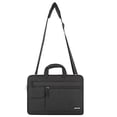 thumbnail image 6 of MOSISO Padded Polyester 13.3" Laptop Messenger Bag, Black, 6 of 6