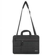 MOSISO Padded Polyester 13.3 Laptop Messenger Bag, Black