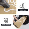 thumbnail image 4 of Buganda Door Mat for Inside, Absorbent Low Profile Doormat, Dirt Trapper for Outside Entry, Non Slip Rug with Dog Paws Prints, 32"x47", Beige, 4 of 8