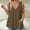 Khaki, variant on Olyvenn Stylish Women V Neck Tank Tops with Pockets Plus Size Summer Loose Casual Basic Solid Color Sleeveless Shirts Tunic Tops Blue XXL
