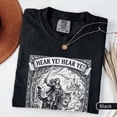 thumbnail image 5 of Hear Ye Hear Ye The Fun Aunt Has Arrived Shirt, Funny Medieval Cat Shirt, Comfort Colors Aunt Knight Riding Cat Gift T-Shirt, 5 of 8