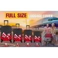 thumbnail image 6 of shkura Luggage Cover Protector Travel Suitcase Covers Protective Skin for Carry On Baggage Fit 22-24 Inch Luggage, 6 of 6
