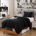 thumbnail image 4 of Byourbed Natural Loft® Oversized Comforter Set - Black Black - Twin XL, 4 of 5