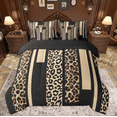 thumbnail image 2 of Feelyou Wheat Cheetah Print Twin Bedding Sets 7-Piece for Women, Fashion Abstract Ombre Bedding Comforter Set, Leopard Wildlife Reversible Sheet Sets, Ultra Soft Bedroom Decor, 2 of 9