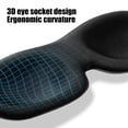 thumbnail image 4 of Blackouts Eye Mask for Men & Women | Eyelash-Friendly 3D Contoured Sleep Mask | Adjustable Strap | Light Blocking Polyester Foam | Travel & Nap | Ultra Lightweight | 21x8.5cm | 1 Pack | Black, Gray, 4 of 6