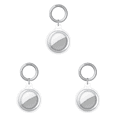 thumbnail image 1 of Peggybuy For Apple Airtag Case Cover TPU Protective Cover with Keychain(Transparent), 1 of 6
