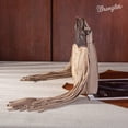 thumbnail image 5 of Wrangler Women's Tooled Fringe Crossbody Bag Tan One Size, 5 of 6