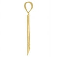 thumbnail image 2 of Auriga 10k Yellow Gold 100 Dollar Bill Currency Charm Pendant for Men (L- 66mm W-21.1mm), 2 of 5