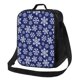 thumbnail image 1 of Disketp Snowflakes On Dark Blue Bolsa Térmica Estampada para Almuerzo, Lonchera para Hombres y Mujeres Adultos, 1 of 7