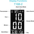 thumbnail image 3 of AIR-wanjiaone LED Desk Lamp with Clock,Color Changing Nightlight,Study Lamp with Pen Holder,Desk Light with USB Charger,Table Light for Home,Office,Bedroom,Gift for Kids,Students,Women,3 Brightness L, 3 of 4