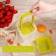 thumbnail image 3 of 3 pcs Jalapeno Pickle Containers with Strainers Kitchen Tools green, 3 of 5
