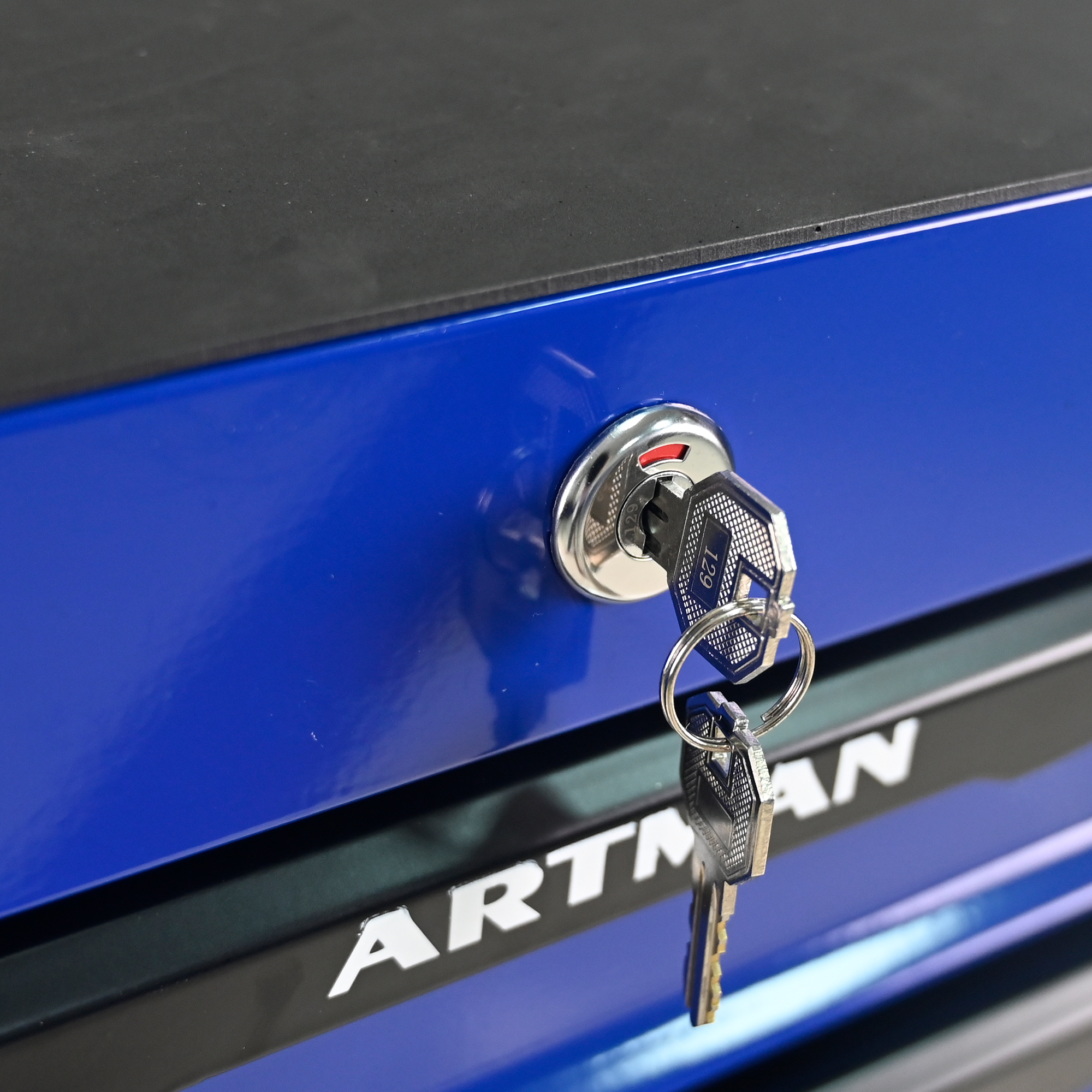 ARTMAN 20" 4-Drawer Rolling Tool Chest , with Drawers & Lock, Tool Storage Cabinet with Lockable Wheels for Garage Workshop Warehouse