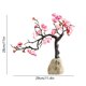thumbnail image 2 of Adorno de resina de flor de ciruelo chino | Escultura de escritorio Wintersweet | Elegante decoración clásica del hogar para sala de estar, estudio, dormitorio, vinoteca | Obra de arte artesanal de, 2 of 5