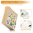 thumbnail image 5 of Yayeee Napkin Holder for Table Kitchen Paper Tissue Organization, Retro Yellow Floral, 5 of 8