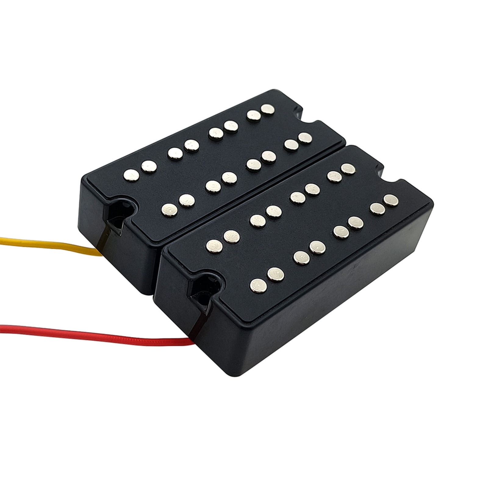 Double Coil Bass Pickup Ceramic Magnet for Electric Bass Guitar Replacement Part 4 Strings Electric Bass Guitar Pickup