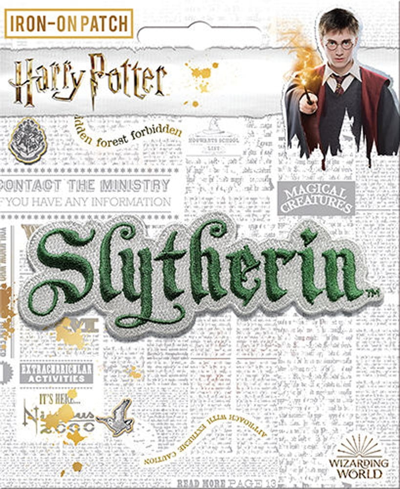 SLYTHERIN HARRY POTTER HOGWARTS IRON ON SEW ON PATCH BY MILTACUSA 