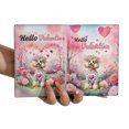 thumbnail image 3 of Hello Valentine’s Day Poodle Flower Crown Romantic Pink Floral Travel Passport Wallet Poodles Dog Lover Gifts Idea PU Leather Passport Holder Cover - 00031, 3 of 5