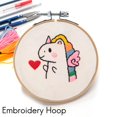 thumbnail image 3 of LOVEVER 12 Pieces 4 Inch Embroidery Hoops Set Bulk Bamboo Circle Hoop Round Ring, 3 of 8
