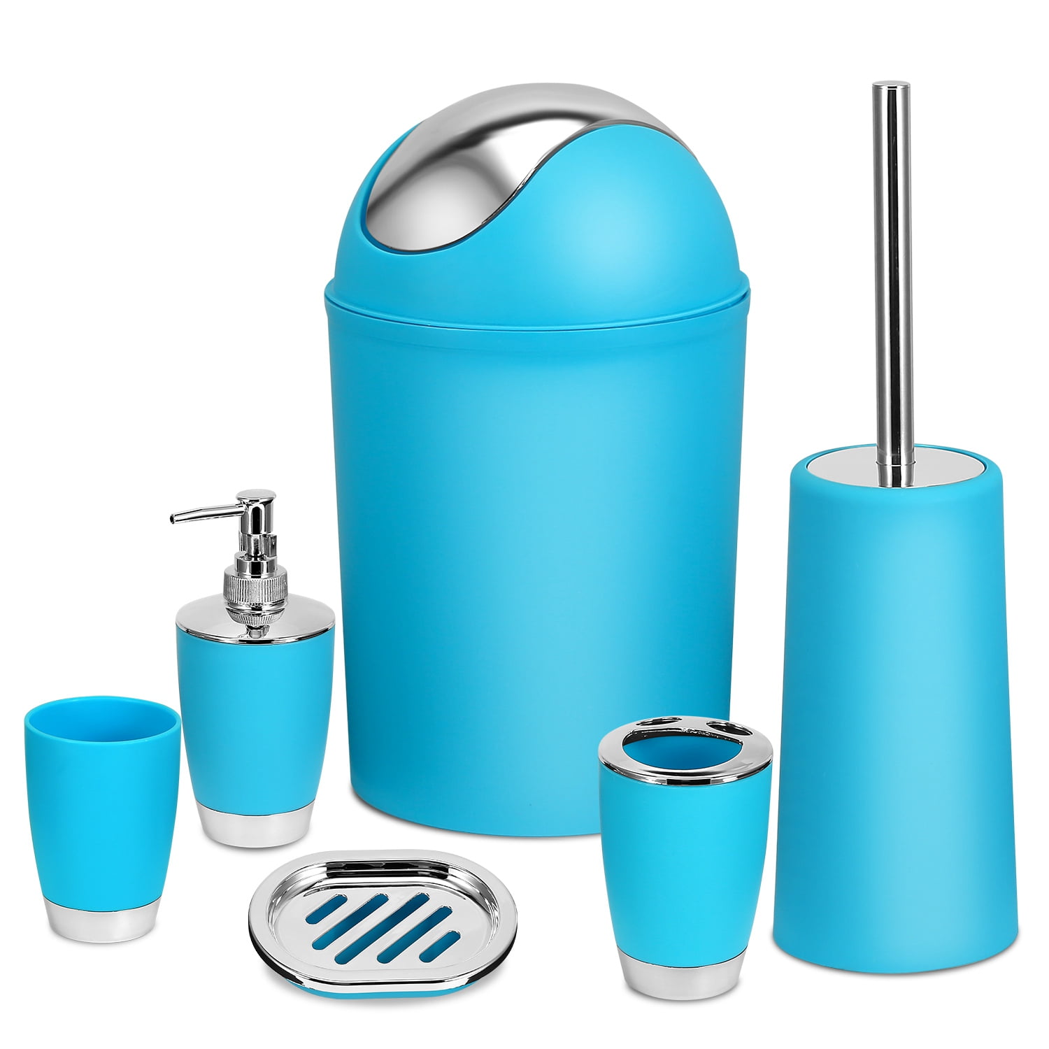 6 Roll(180 Pcs) Portable Kitchen Bathroom Home Disposable Plastic