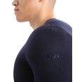 thumbnail image 3 of Camisa Icebreaker Merino 200 Oasis Ls Crewe para Hombre - Azul Marino, 3 of 6