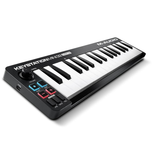 M-Audio Keystation Mini 32 MK3 - Controlador MIDI USB con mini teclado ultraportátil con ProTools Fi